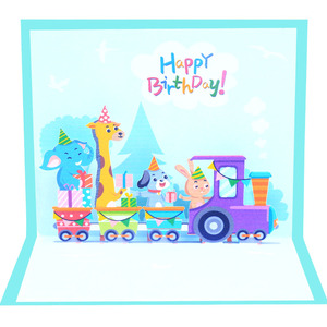 Impression personnalisée de haute qualité découpée au laser 3D Pop-up Animal cartes de voeux cadeau d'invitation d'<span class=keywords><strong>anniversaire</strong></span> promotionnel <span class=keywords><strong>pour</strong></span> papier de noël - Product Image 2