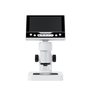 <span class=keywords><strong>Microscope</strong></span> numérique portable <span class=keywords><strong>avec</strong></span> écran HD 5 pouces, source de lumière LED externe et logiciel de mesure V17pro - Product Image 3