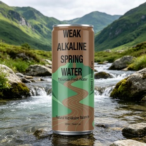 <span class=keywords><strong>Eau</strong></span> <span class=keywords><strong>de</strong></span> <span class=keywords><strong>source</strong></span> gazeuse naturelle faiblement <span class=keywords><strong>alcaline</strong></span> sans additifs en canette aluminium élégante <span class=keywords><strong>de</strong></span> 330 ml, certifiée ISO, pour l'hydratation quotidienne (vente en gros) - Product Image 3