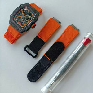 5A Grade 7.8mm Fashion Skeleton Automatic <b>Watch</b> <b>for</b> <b>Men</b> Carbon Fiber Case <b>Sport</b> Wristwatch with Nylon Strap Custom Design <b>Watch</b> - Product Image 6