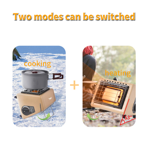 BRS-H23 屋外用ポータブルガスヒーター テントヒーター 家庭用省エネ キャンプ用暖房ストーブ 多機能キャンプ用ガスバーナー - Product Image 5