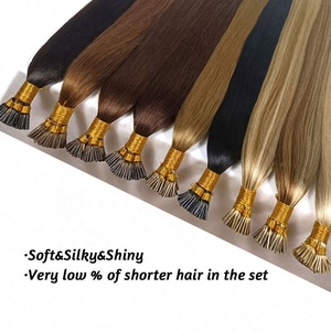 ISWEET Extensions de cheveux naturels I-Tip en gros, vierges, bruts, Remy, alignés sur les cuticules, sans produits chimiques, sans perte de cheveux - Product Image 5