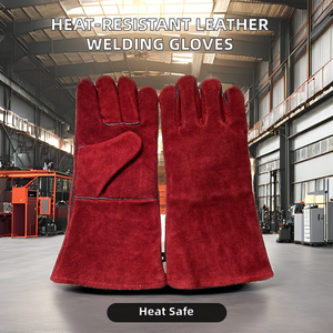 Bò chia da chịu nhiệt hàn găng tay chống cháy forge với chức năng chống nhiệt - Product Image 2