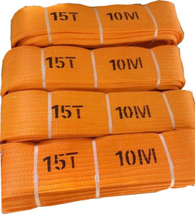 Nâng vải Sling <span class=keywords><strong>polyester</strong></span> hàng hóa nâng vải Sling Vòng Sling Thiết bị nâng với chiều rộng khác nhau Màu sắc trọng lượng - Product Image 6