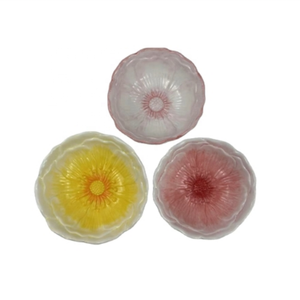 Juego de <span class=keywords><strong>dos</strong></span> piezas de narcisos de cerámica con platos de <span class=keywords><strong>cena</strong></span> rosas de estilo artesanal rural, ideal <span class=keywords><strong>para</strong></span> experiencias gastronómicas rústicas y acogedoras - Product Image 3