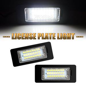 Pour Audi A1 A4 S4 A5 S5 8T A6 C7 Q3 Q5 VW <span class=keywords><strong>Caddy</strong></span> Golf Passat : Ampoules LED arrière, éclairage de plaque d'immatriculation, décodeur, feux arrière - Product Image 5