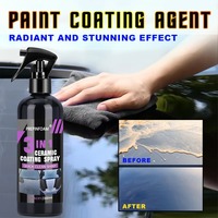 Recubrimiento Nano Cerámico Líquido para Coche 3 en 1 Capa Hidrofóbica de Nano Cristal Agente de Pulido para Pintura Abrillantador de Coche Nano Recubrimientos