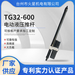 Actionneur hydraulique électrique à tige de poussée TG32-600 en fonte haute précision pour équipement de levage - Product Image 3