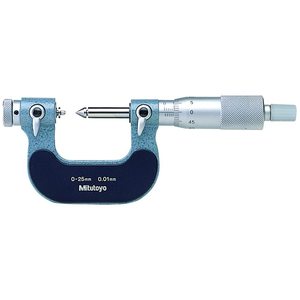 Micromètre à filetage Mitutoyo 125-150 mm, résolution 0,01 mm, arrêt à cliquet - Product Image 3