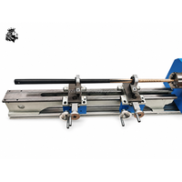 Tour de réparation de queues de billard K6125A 125 mm avec mandrin à 3 mors, machine manuelle pour la réparation des pointes de queues de billard et le tournage des queues de snooker