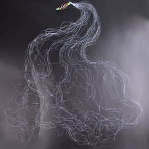 Hameçons en acier inoxydable en gros, longueur totale 90 cm, tailles 3MD~12MD, pour pêche au poulpe, au poisson-chat, au bar, à la truite, au cabillaud, au snapper, au calmar en rivière - Product Image 4