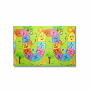 200x140x1 cm Double face XPE bébé tapis de jeu enroulable étanche Non toxique mousse coloré numéro route étoiles produit tapis de jeu - Product Image 1