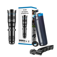 APEXEL NUEVO Telescopio para Teléfono Móvil 36X, Lentes para iPhone y Android, Telescopio Monocular Óptico Astronómico con Trípode