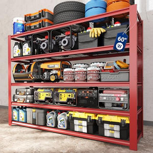 Système <span class=keywords><strong>de</strong></span> rayonnage industriel en métal pour entrepôt, rayonnage à longue portée à 5 niveaux, rayonnage robuste - Product Image 4