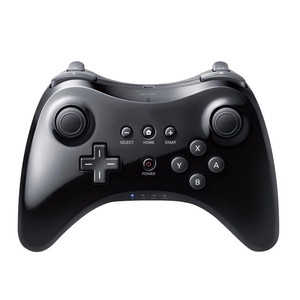 Controller di Gioco Wireless a Forma di Corno Classico con Vibrazione per <span class=keywords><strong>Wii</strong></span> U Modello 010001022GH-Nero - Product Image 1