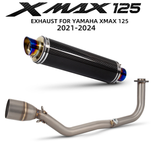Système d'échappement XMAX125 pour Yamaha <span class=keywords><strong>XMAX</strong></span>-<span class=keywords><strong>125</strong></span> 2021-2024, kit d'échappement pour moto, collecteur de <span class=keywords><strong>scooter</strong></span>, silencieux Yoshimura Hurricane GP-89 - Product Image 1