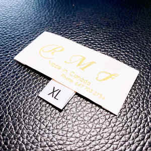 Abbigliamento personalizzato eco-friendly tessuto tessuto In poliestere etichette personalizzate con Logo cucito-In tessuto etichette appese ricamate - Product Image 6
