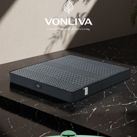 Matelas en mousse à mémoire de forme VONLIVA à prix d'usine, haute densité, soutien ferme, taille Queen, avec surmatelas à ressorts, pour la vente en gros