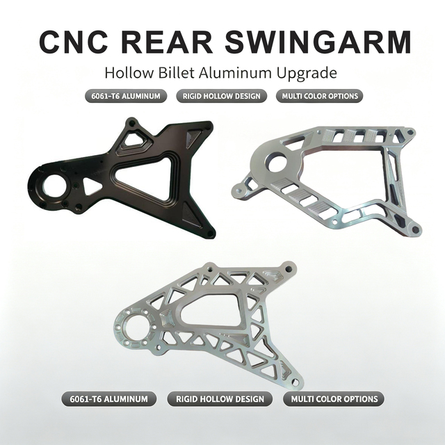 Large Quantity Orders Factory Supply CNC Hollow Billet Aluminum Rear Swingarm Universal Rear Flat Fork