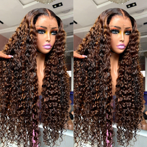 Cabello Virgen Indio Natural HD para Peluca Sin Pegamento, Cutícula Alineada, 100% Cabello Humano, <span class=keywords><strong>Pelucas</strong></span> Largas con Ondas Suaves para Mujer - Product Image 5