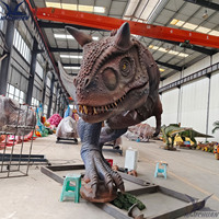 Fournisseur de dinosaures animatroniques de Chine de haute qualité Modèle géant Carnotaurus de dinosaure robotique grandeur nature à vendre