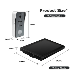 <span class=keywords><strong>Interphone</strong></span> vidéo WIFI 7 "pour la maison vidéo sonnette <span class=keywords><strong>interphone</strong></span> caméra 1080P Tuya système d'<span class=keywords><strong>interphone</strong></span> vidéo pour appartement Villa - Product Image 4