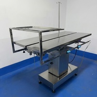 304 Stainless Steel V-shaped Veterinary Operating Table Electric Lifting Pet Surgical Table Animal Operation Bed