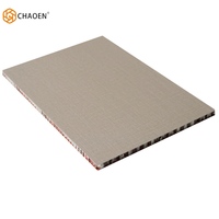 Panneau en nid d'abeille en aluminium moderne très vendu, placage décoratif de haute qualité pour murs insonorisés, ignifuges et imperméables