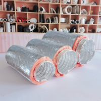 Silencieux flexible en aluminium pour conduit de climatisation 181HVAC, sur mesure, épaisseur 25mm/30mm, pour appartement