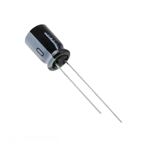 Condensador Original UVZ2E3R3MPD CAP ALUM 3.3UF 20% 250V RADIAL de Orificio Pasante 3.3 uF - Product Image 1