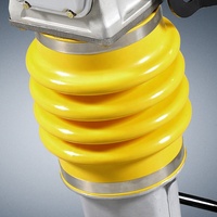 Haute Performance 75KG Bourrage Pilon MR75R Compacteur Vibrant Avec Moteur À Essence Robin EH12-2D