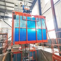 Monte-charge de chantier à fréquence variable pour une utilisation confortable sur site