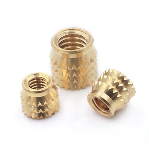 Tuerca de latón prensada en frío con inserto de tornillo de espiga para muebles y gabinetes, de fácil instalación y alta resistencia - Product Image 3