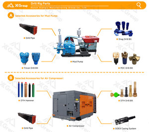 사용자 정의 CS600S 공장 가격 260 300 350 400 500 600 800 1000m 물 우물 디젤 엔진과 드릴 장비 기계 - Product Image 4