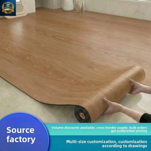 Revêtement de sol en PVC écologique imitation bois, auto-adhésif, imperméable, pour usage intérieur, moderne, largeurs de planches <span class=keywords><strong>40</strong></span>/60/120 <span class=keywords><strong>cm</strong></span> - Product Image 1