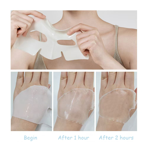 Fabrika doğrudan satış kore emilebilir kollajen yüz maskesi hidro jel anti-kırışıklık kaldırma şeffaf bio-kolajen maskesi olur - Product Image 2