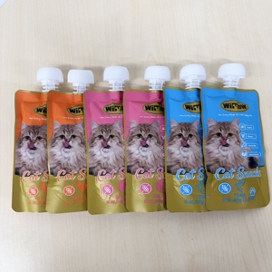 Nourriture pour chats sans céréales, haute teneur en protéines, marque privée, saveur poulet, style pâté, nourriture humide en sachet, délicieuse, 90g, friandises pour animaux de compagnie - Product Image 6