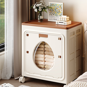 COIZY Boîte de <span class=keywords><strong>Rangement</strong></span> Classique en <span class=keywords><strong>Plastique</strong></span> PP, Grande Capacité, Design Pliable, Style Rétro, Capacité de Charge Supérieure à 10 kg - Product Image 3