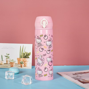 Venta al por Mayor <span class=keywords><strong>de</strong></span> Termos Escolares <span class=keywords><strong>de</strong></span> Acero Inoxidable <span class=keywords><strong>de</strong></span> 500 ml con Diseño <span class=keywords><strong>de</strong></span> Dibujos Animados para Niños, Botella <span class=keywords><strong>de</strong></span> Agua Portátil - Product Image 4