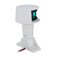 4 pouces 12V Bateau Marin Base Fixe CONDUIT Feux De Navigation Double Couleur Vert Rouge Ancres de Poupe Blanc base
