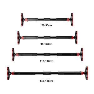 <span class=keywords><strong>Barre</strong></span> horizontale multifonctionnelle en acier réglable pour <span class=keywords><strong>gymnastique</strong></span>, à fixer sur <span class=keywords><strong>porte</strong></span>, pour tractions à domicile, équipement sportif d'intérieur - Product Image 1