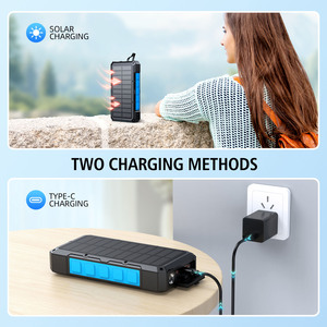 Tùy chỉnh năng lượng mặt trời ngân hàng điện 20000mAh PD 35 Wát nhanh chóng sạc pin gói với 15 Wát phí không dây ngân hàng điện & Trạm điện - Product Image 6