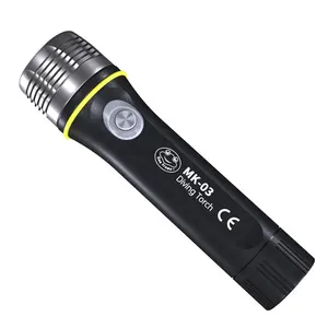 Seafrogs MK-03 Professional Underwater Flashlight 100m Waterproof Diving Flashlight