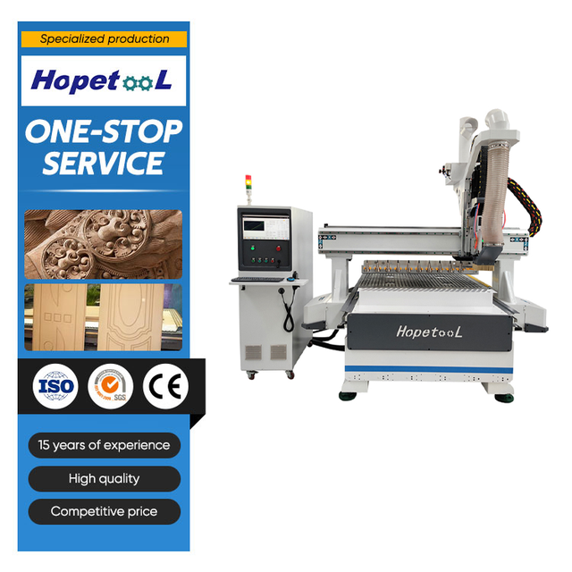 Fully Automatic Cnc Router Machine 1325 2040 Wood Router Machine Vacuum Atc Cnc Machine Cabinet Making Function