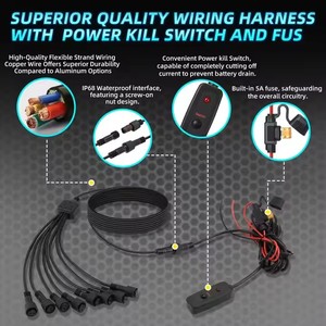 Ventas calientes Carcasa de aluminio Night Riding Aura Light Kit Car Truck Metal Solid White Rock Light Chasis Light - Product Image 3