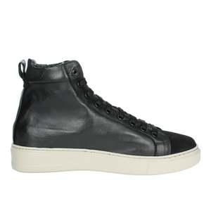 Baskets pour hommes NEVADA noires taille 42 style basketball - Product Image 4