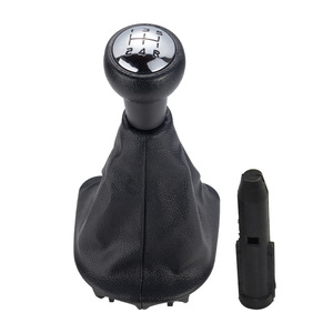 Peugeot Car Gear <b>Knob</b> Black Leather Ergonomic <b>Shift</b> <b>Knob</b> For Peugeot 307 Citroen Models - Product Image 3