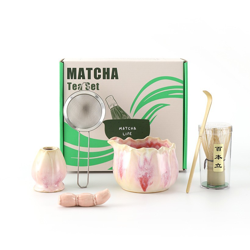 Pink 6-piece set (Petal Tea Xianli)
