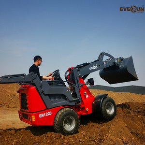 EVERUN - Mini Cargadora de Ruedas de 1.5 Toneladas en Oferta, Cargadora Frontal Articulada Compacta Diésel para Construcción y Agricultura - Product Image 6