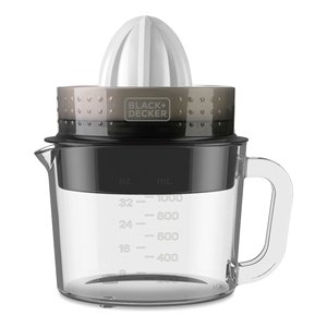 Exprimidor de cítricos eléctrico de 30W con presión manual, capacidad de 1000 ml con marcas de medición para hacer jugo fresco - Product Image 1